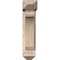 Ekena Millwork Legacy Arts and Crafts Smooth Bracket w/ Offset Brace, Douglas Fir, 5 1/2"W x 16"D x 24"H BKT0604X16X24LEC03SDF - alternate 2